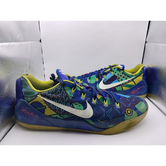 Size 14M | 15.5W - Nike Kobe 9 EM Low ‘Brazil’ - 646701-413 - Picture 1 of 11